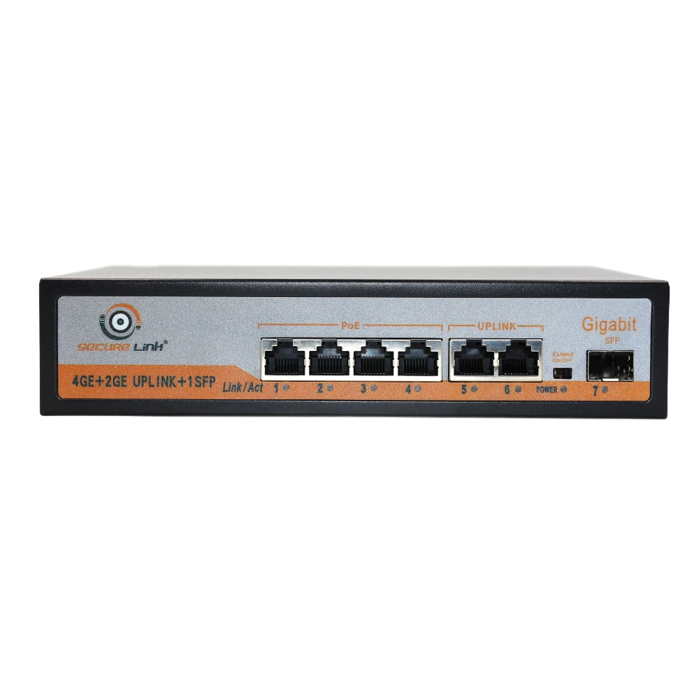 Securelink Poe Switch 4 Port (4 GE + 2 GE + 1 SFP Port) DS0403A-G1 view 4